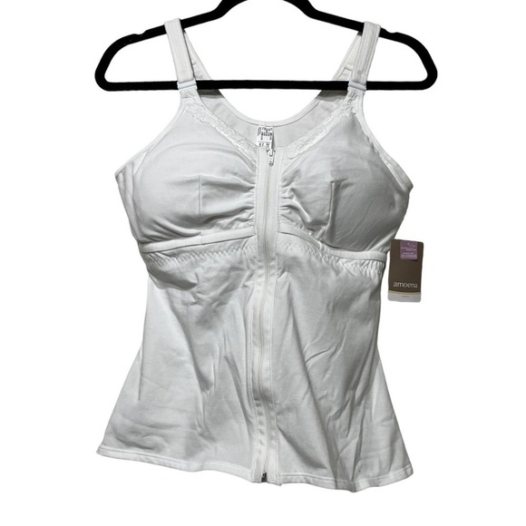 Amoena Women’s Hannah Surgery Front Close  Camisole - Picture 1 of 11